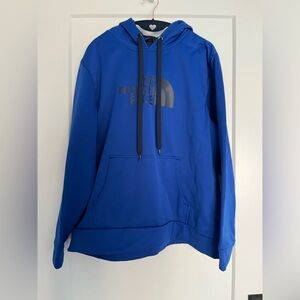 The North Face Hoodie Sweatshirt Men’s XL Solid Blue Drawstring Pocket